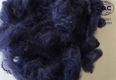 Advantages of colored regenerated wool staple fiber